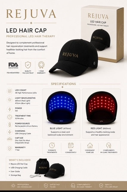Rejuva LED Hair Growth Cap (Landing mid-August)