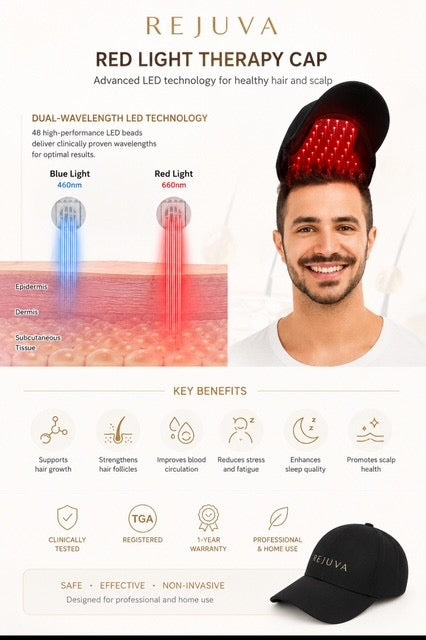 Rejuva LED Hair Growth Cap (Landing mid-August)