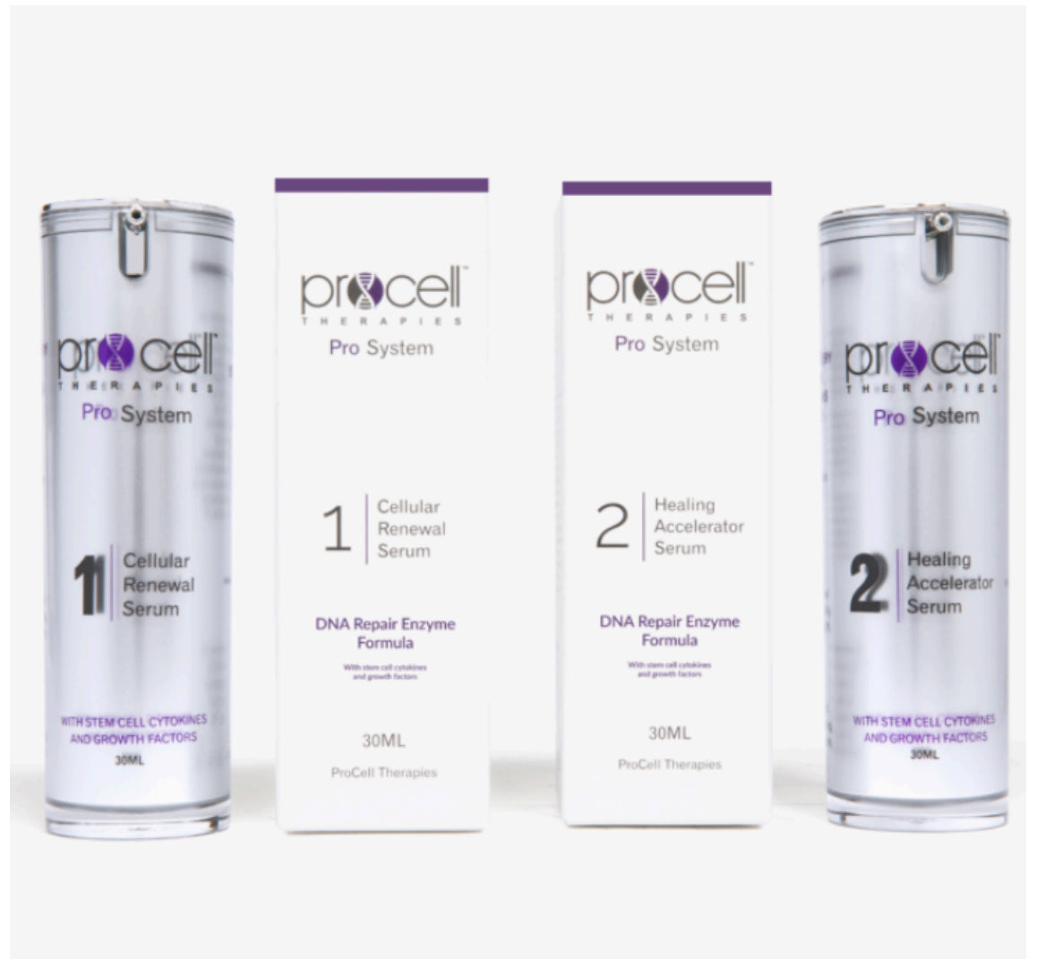 ProCell PRO Step 1 & 2 Serums Cellar Renewal + Healing Accelerator