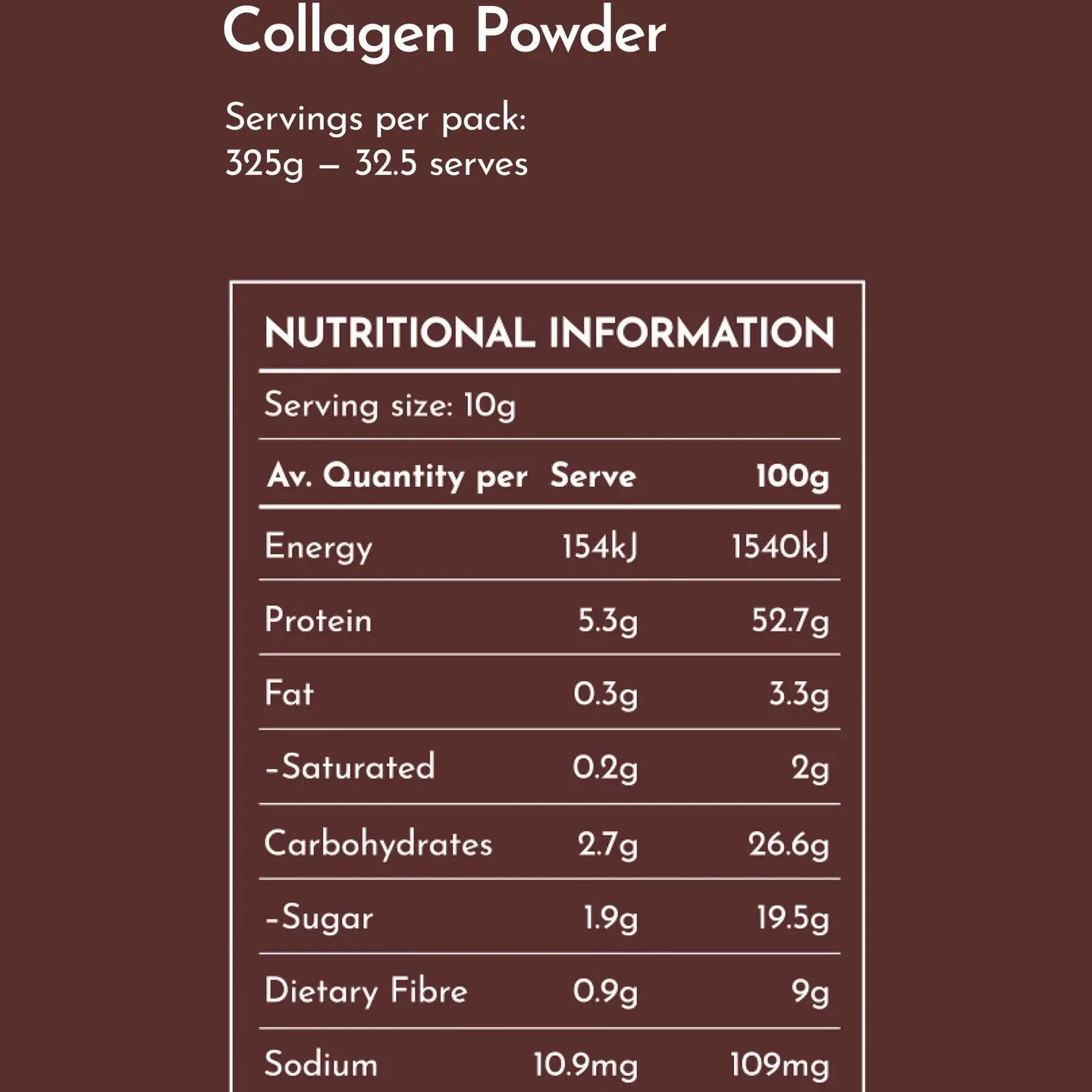 SWIISH Glow Chocolate Collagen Powder 325g