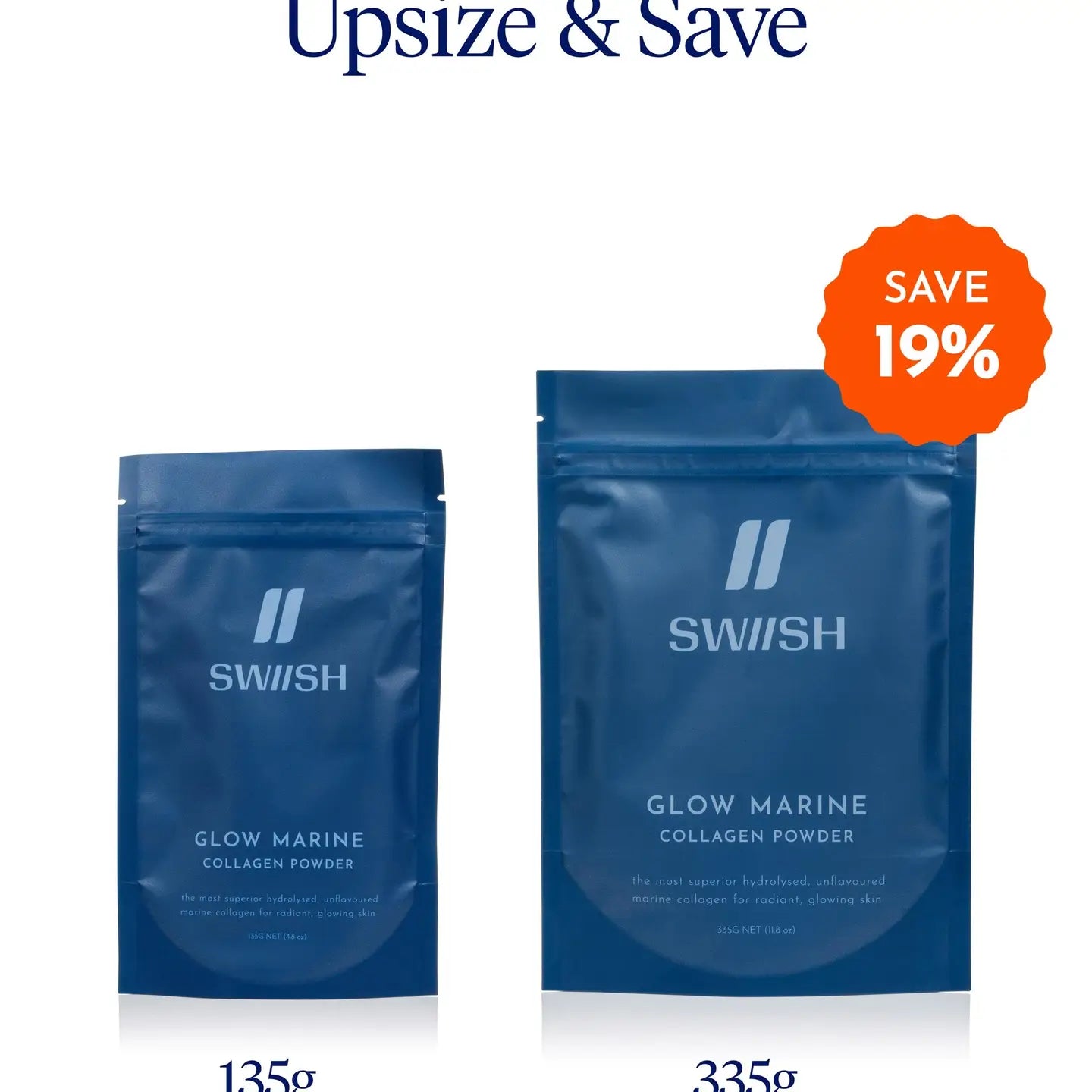 SWIISH Glow Marine Collagen Powder 335g
